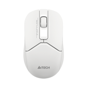 A4Tech FB12S Fstyler Dual-Mode Bluetooth & 2.4G Wireless Silent Click Mouse USB | White