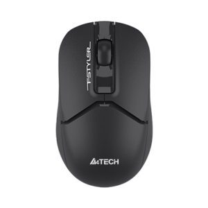 A4Tech FB12S Fstyler Dual-Mode Bluetooth & 2.4G Wireless Silent Click Mouse USB | Black