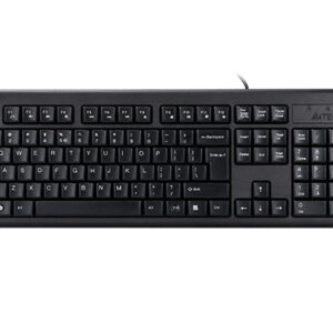A4Tech KR-83 ComfortKey Wired Keyboard USB | Black (US Layout)